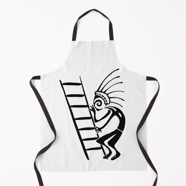 Item preview, Kokopelli ladder black designed and sold by nogamax.