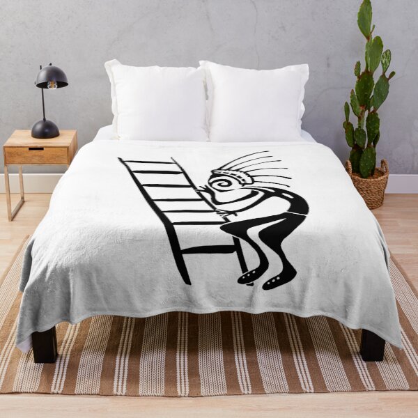Item preview, Kokopelli ladder black designed and sold by nogamax.