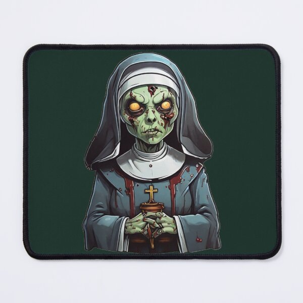 Item preview, Cartoon Zombie Nun designed and sold by ArtCraftLab.