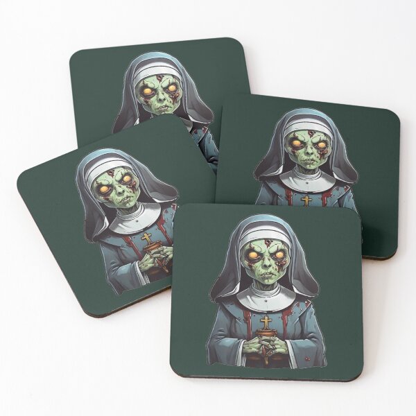 Item preview, Cartoon Zombie Nun designed and sold by ArtCraftLab.