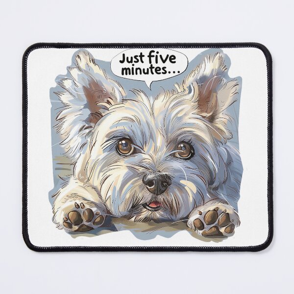 Item preview, Expressive Westie: Lying on Its Back with Big Eyes designed and sold by StoReprint1.