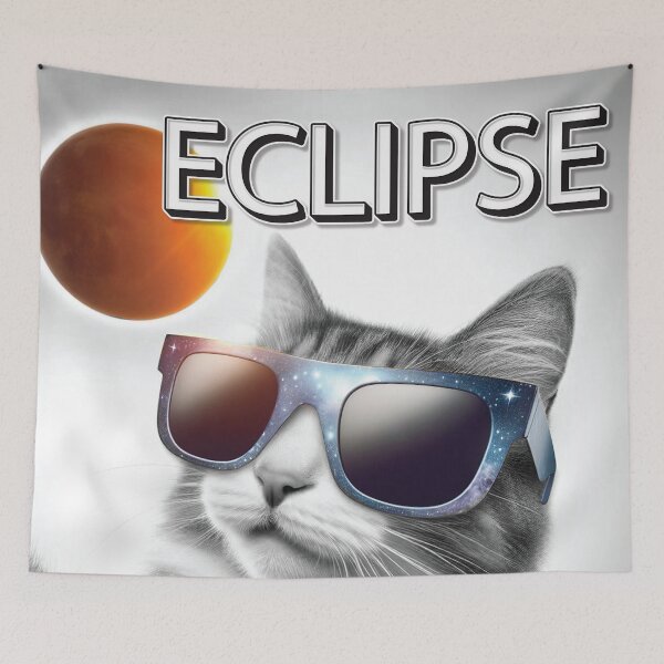 Item preview,  Celebrate the Solar Eclipse: April 08, 2024 With This Funny Dad Cat Design designed and sold by DESIGNNOUR.
