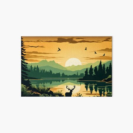 Wonderful Wilderness and Wildlife 4 Art Board Print
