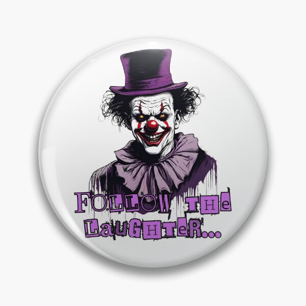 Item preview, Creepy Clown - Follow The Laughter designed and sold by letsgetinspired.