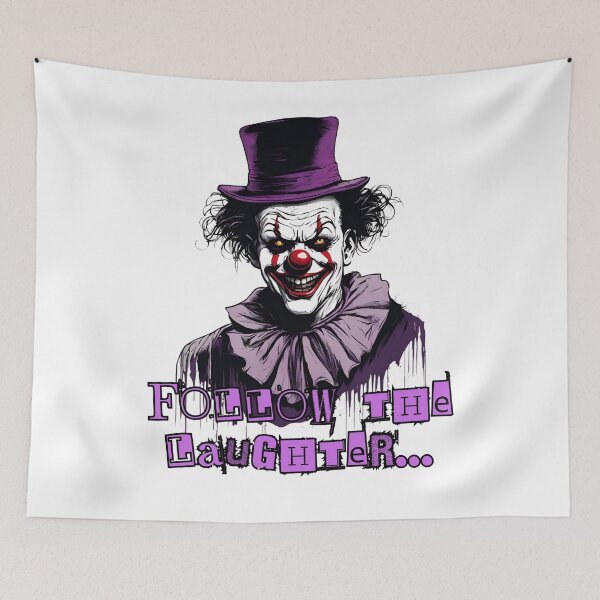 Item preview, Creepy Clown - Follow The Laughter designed and sold by letsgetinspired.
