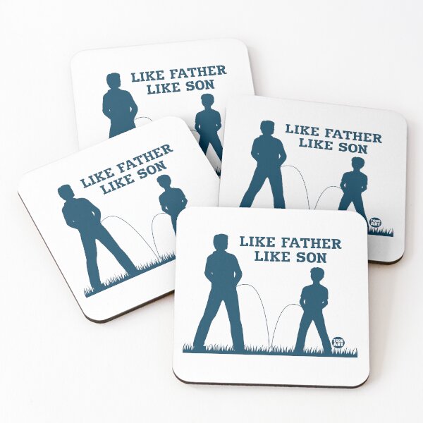Item preview, LIKE FATHER LIKE SON PEEING designed and sold by TODD GOLDMAN.