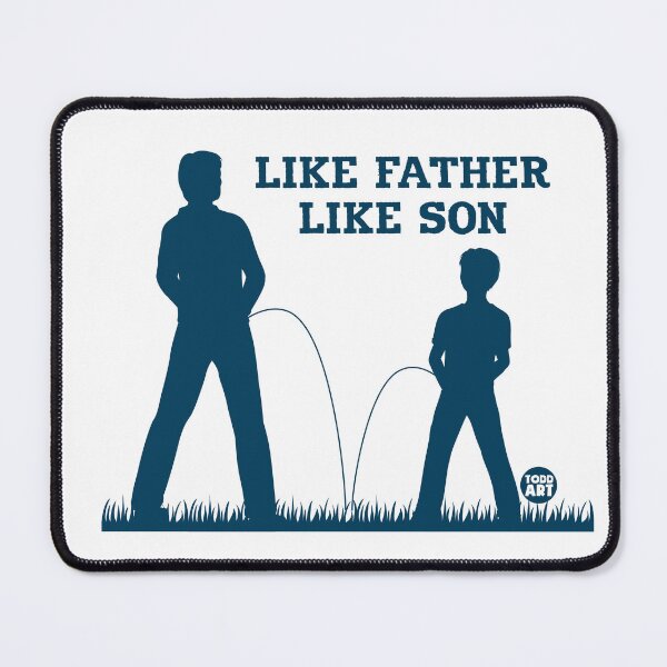 Item preview, LIKE FATHER LIKE SON PEEING designed and sold by TODD GOLDMAN.
