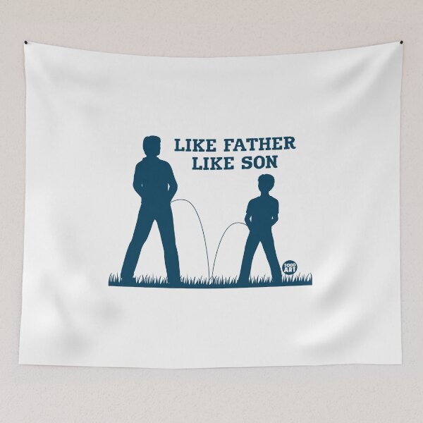Item preview, LIKE FATHER LIKE SON PEEING designed and sold by TODD GOLDMAN.