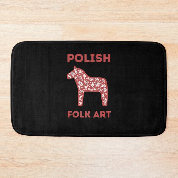 Item preview, Polish Folk Art - Red Horse (red letters) designed and sold by alczar.