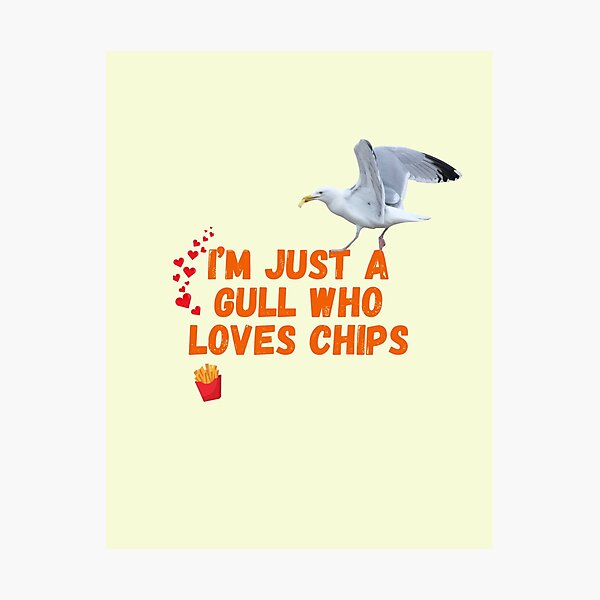Item preview, Copy of I'm Just a Gull Who Love Chips - Gavin the Gull Phone Case designed and sold by MyriadLifePhoto.