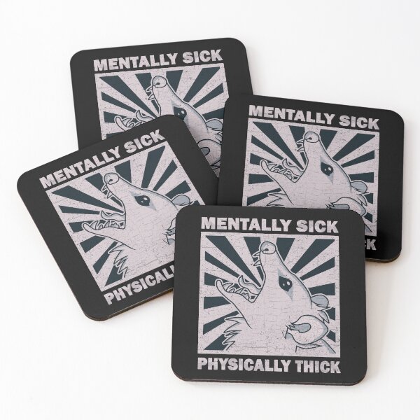 Item preview, Possum - Mentally Sick Physically Thick designed and sold by ValentinaHramov.