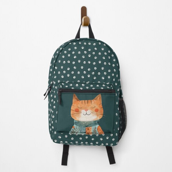 Item preview, Whimsical Cute Orange Cat Illustration designed and sold by GolDreamShop.