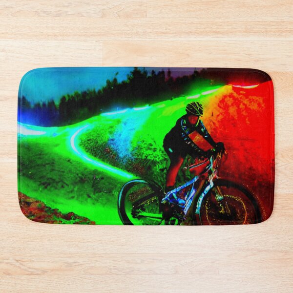 Item preview, Race Day Rush: Neon Green and Red Trailside designed and sold by GrizzlyCollective.