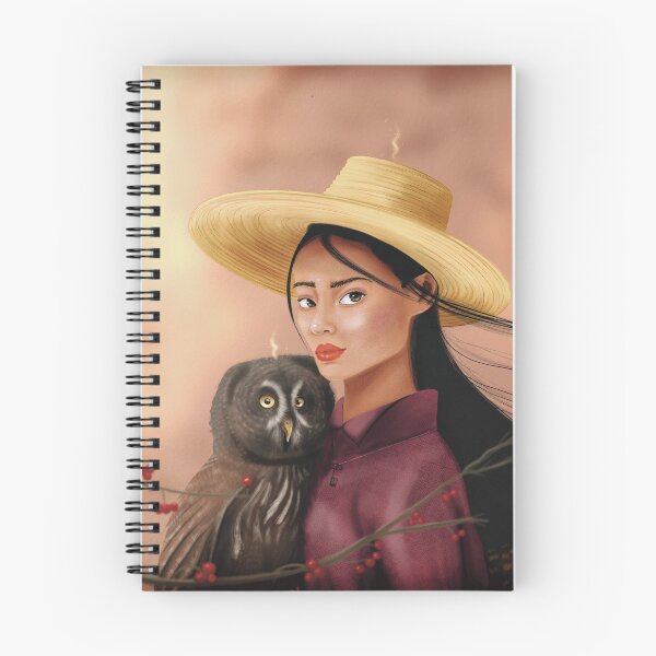Item preview, A young girl and her owl designed and sold by Tinefer1111.