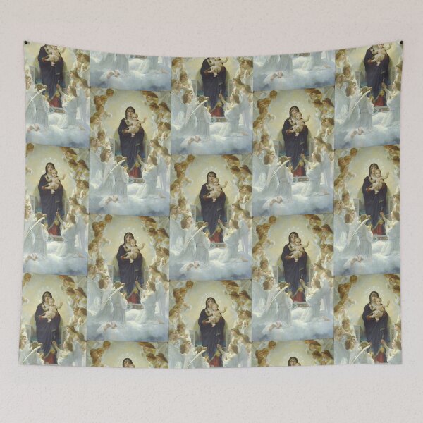 Item preview, The Virgin With Angels - William-Adolphe Bouguereau  designed and sold by RBEnt.