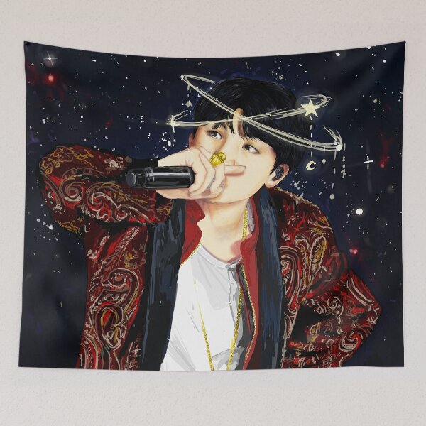Artikelvorschau, Min Yoongi- Sterne entworfen und verkauft von alienbrainwave.