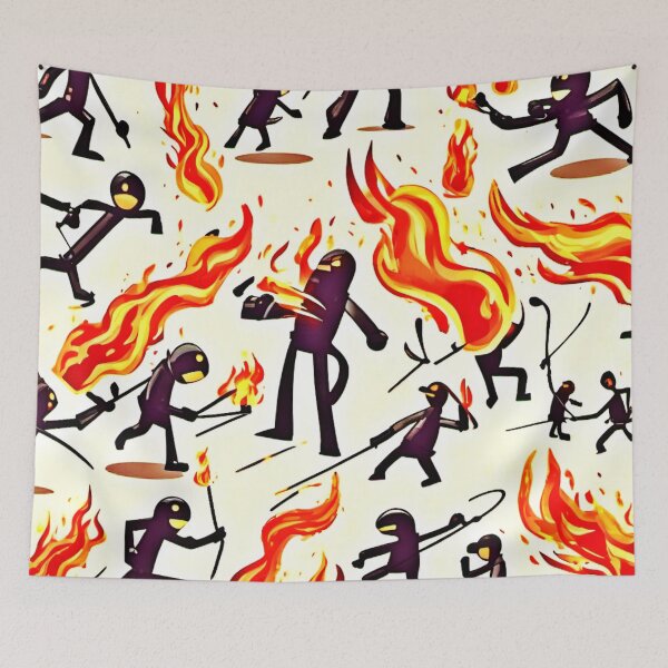 Item preview, Badaist Fire & People designed and sold by Health And Fitness Posts e-Store.