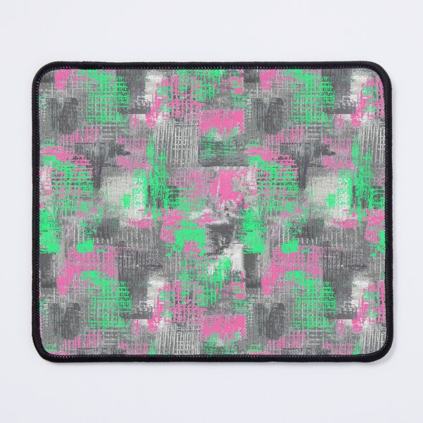 Item preview, Texture handmade pattern green pink designed and sold by Alessandro Remo Mazzoni Remotextiles.
