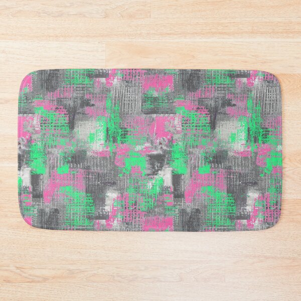 Item preview, Texture handmade pattern green pink designed and sold by Alessandro Remo Mazzoni Remotextiles.