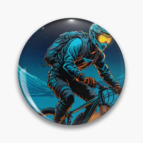 Item preview, Gnar Shredder: MTB Rider Conquering the Gnarly Trails designed and sold by GrizzlyCollective.