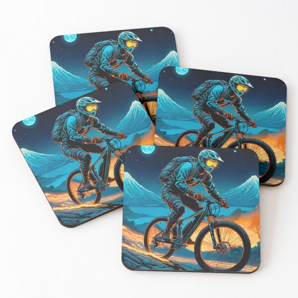 Item preview, Gnar Shredder: MTB Rider Conquering the Gnarly Trails designed and sold by GrizzlyCollective.