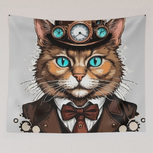 Item preview, Steampunk Cat designed and sold by derpfudge.
