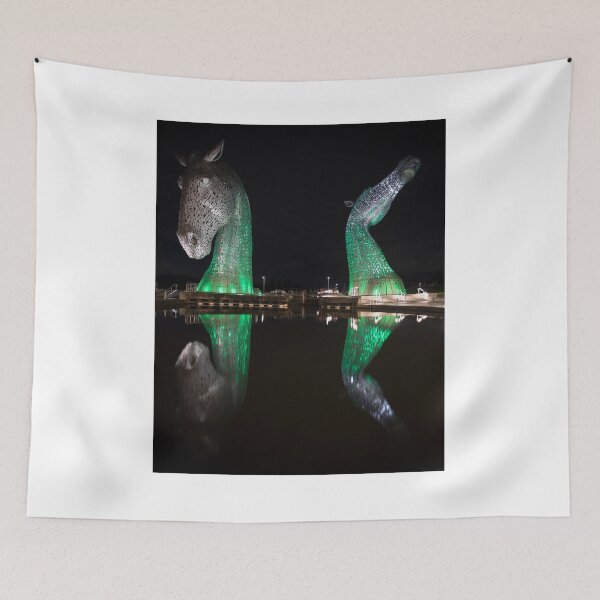 Item preview, The Kelpies on St Patrick's night designed and sold by Alan Millarvie.