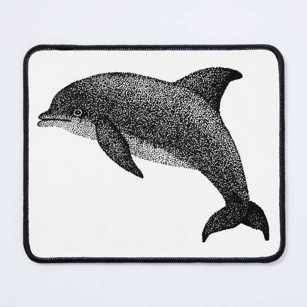 Item preview, Pen and Ink Dolphin Drawing designed and sold by jwturcott.