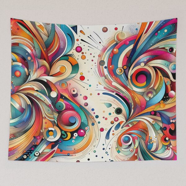 Item preview, A mesmerizing blend of swirling patterns  designed and sold by aminz4.