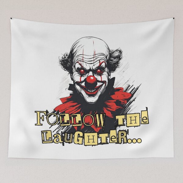 Item preview, Creepy Clown - Follow The Laughter designed and sold by letsgetinspired.