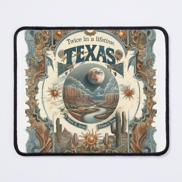 Item preview, 2024 Texas Solar Eclipse: Commemorative Artwork designed and sold by David Balzen.