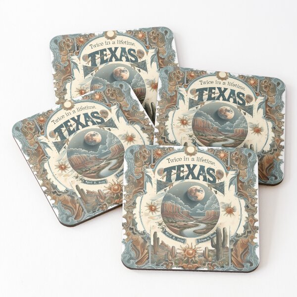 Item preview, 2024 Texas Solar Eclipse: Commemorative Artwork designed and sold by David Balzen.
