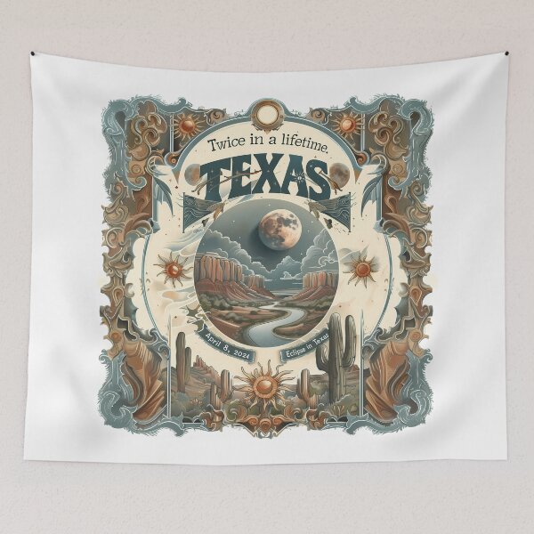 Item preview, 2024 Texas Solar Eclipse: Commemorative Artwork designed and sold by David Balzen.