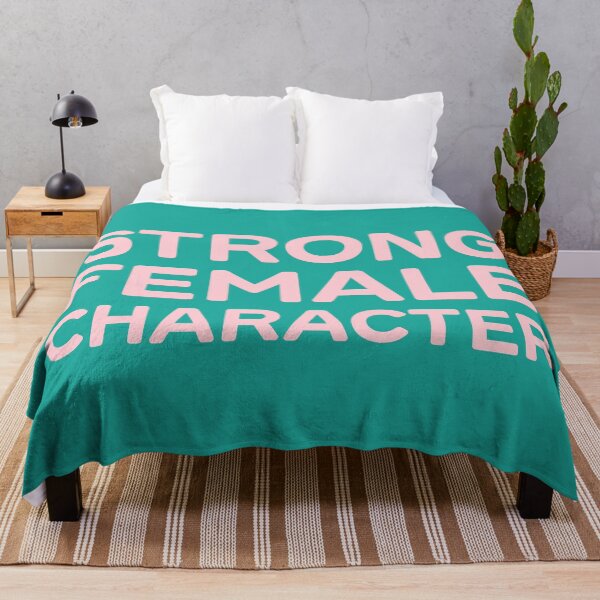 Item preview, Strong Female Character Motivation Feminist Quote designed and sold by quarantine81.