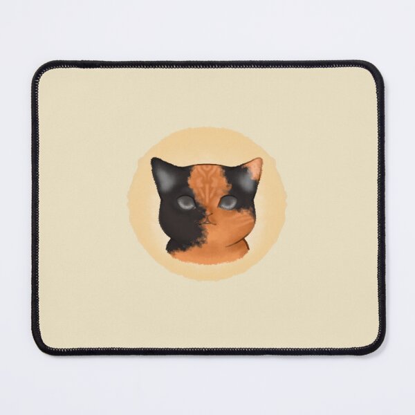 Item preview, Orange and black cat with gray eyes designed and sold by Illustra-Artium.