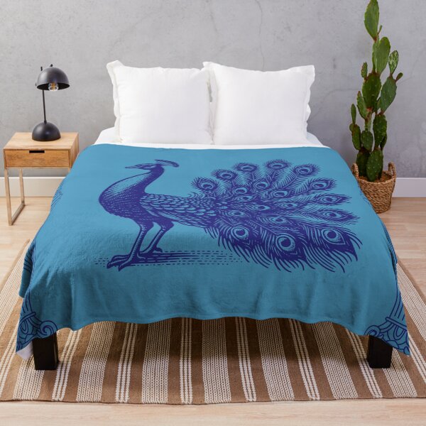 Item preview, Dark blue peacock designed and sold by Swingfroglet.