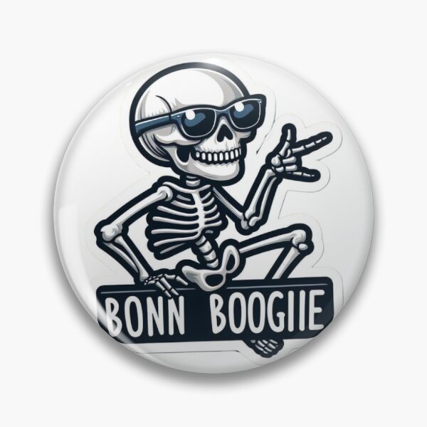 Item preview, Funny skeleton with glasses sticker designed and sold by Pablos2224.