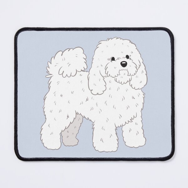 Item preview, Bolognese dog art designed and sold by Yaragold.