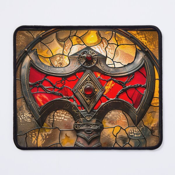 Item preview, Red Double-Headed Battle Axe designed and sold by OccultDreams.