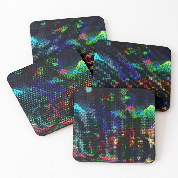Item preview, Digital Thrills: Glitchwork MTB Pattern designed and sold by GrizzlyCollective.