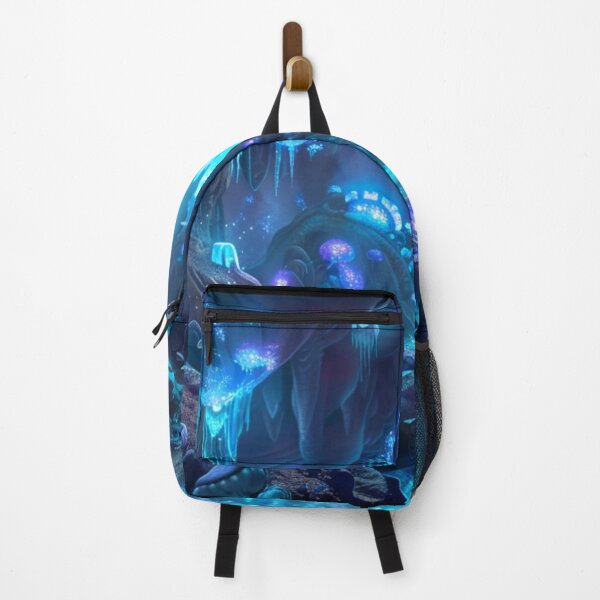Item preview, Glowing Alien Caverns - Fantasy Landscape designed and sold by AiHead.