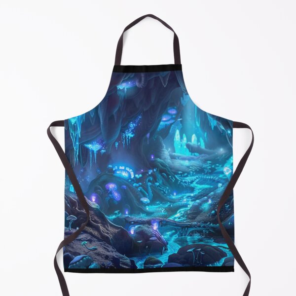 Item preview, Glowing Alien Caverns - Fantasy Landscape designed and sold by AiHead.