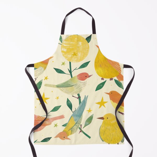 Item preview, Spring Birds - Chirping Choir Art Print designed and sold by Gourmet Neko Art | .