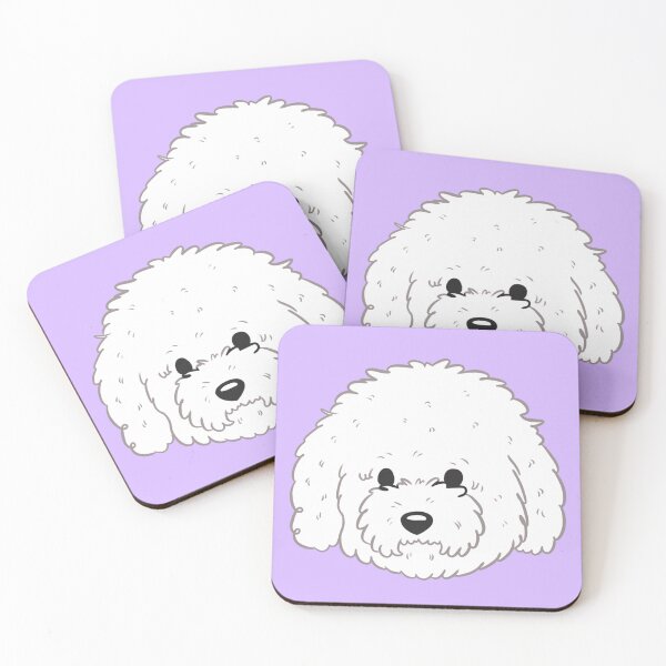 Item preview, Cute Bolognese dog face designed and sold by Yaragold.