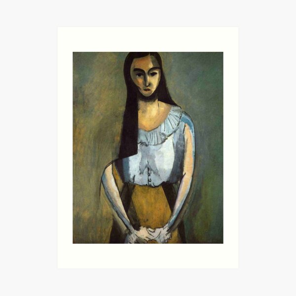 The Italian Woman-Henri Matisse Art Print