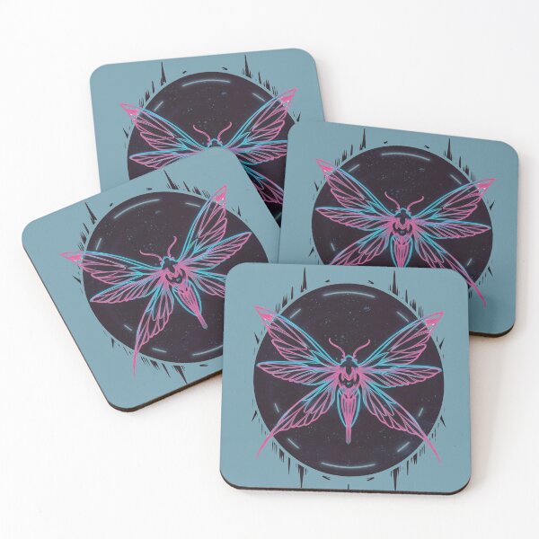 Item preview, Neon Moon Moth  designed and sold by Tajdi.