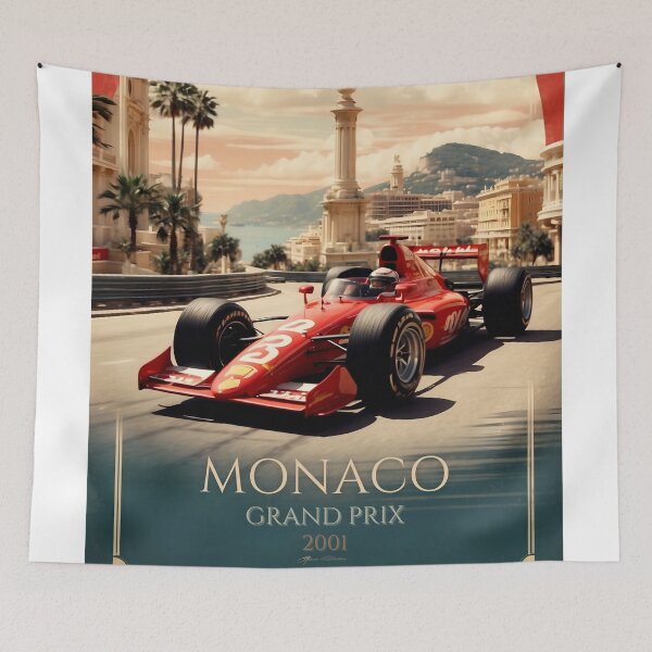 Item preview, Monaco Grand Prix Nostalgia: Vintage Inspired Poster designed and sold by Ceemko's Vintage Corner.