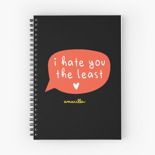 Item preview, I hate you as little as possible designed and sold by amarilla88.