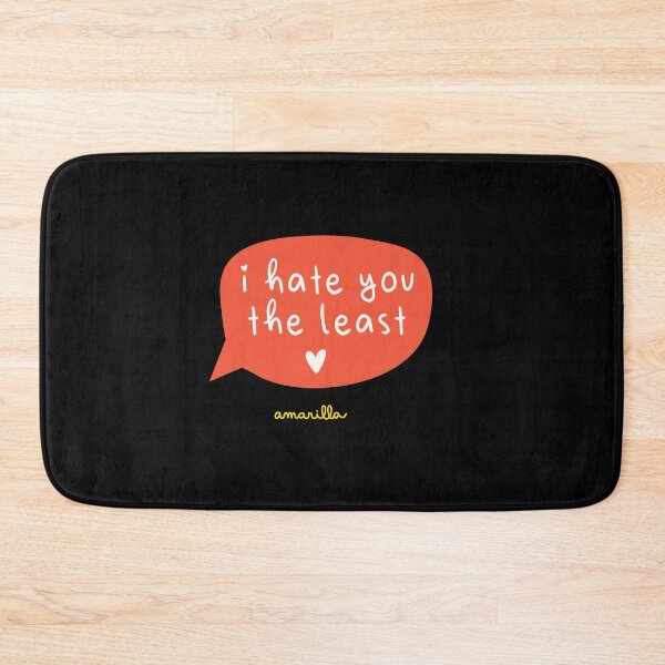 Item preview, I hate you as little as possible designed and sold by amarilla88.