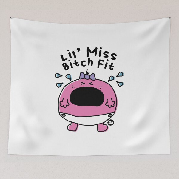 Item preview, LIL MISS BITCH FIT designed and sold by TODD GOLDMAN.